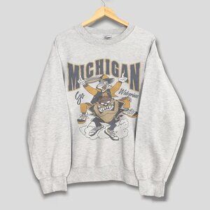 University Of Michigan Looney Tunes Sweatshirt, NCAA Michigan Wolverines Shirt